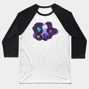 Space Girl Baseball T-Shirt